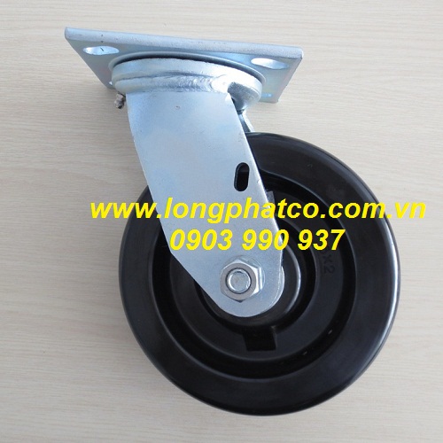 Bánh xe Phenilic chịu nhiệt càng thép LP Caster